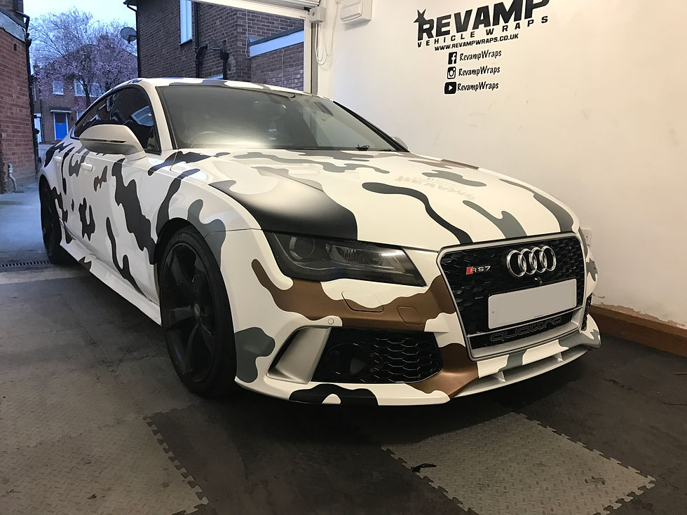 Audi RS7 Camo Overlay