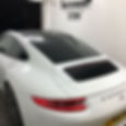 Porsche 911 came in for full tints and a gloss black roof