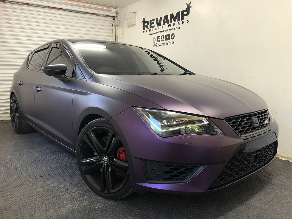 Cupra 280 Wrapped in Purple Black