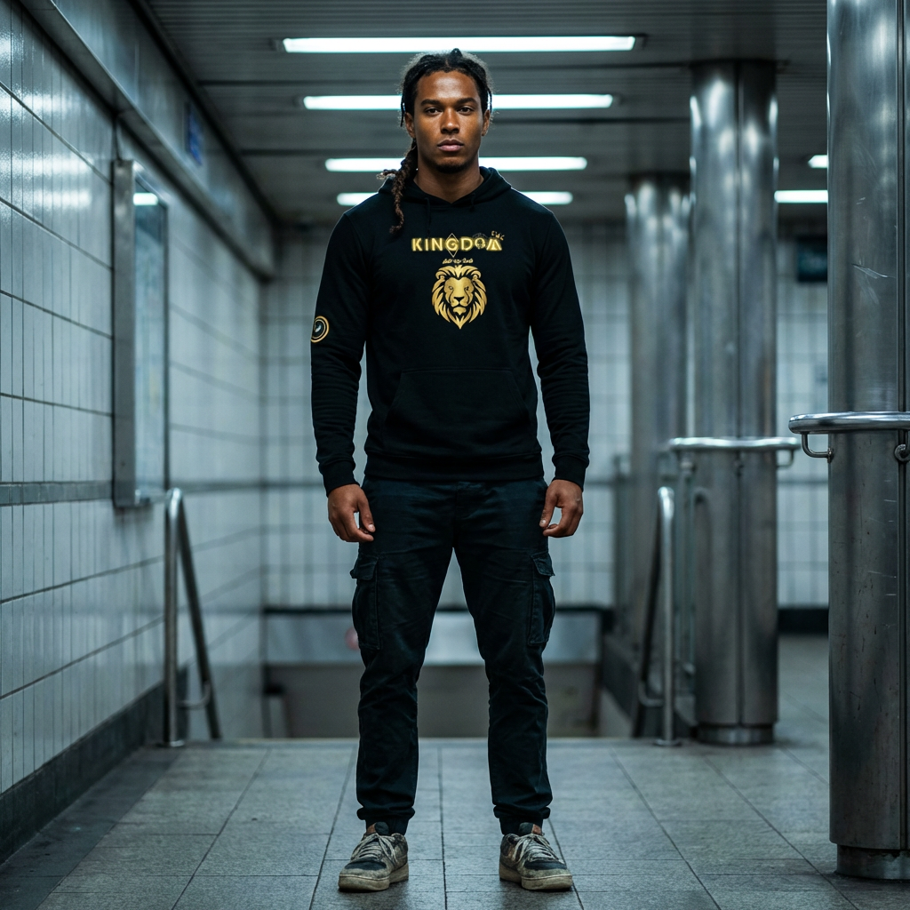 Kingdom Lion Long-Sleeve Hoodie | KingdomARMR Gear
