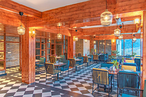 Restaurant Interior - Living Room - Hotel Interior Design & Execution Project Done by Artsignia Innovations at Manali, Himachal Pradesh