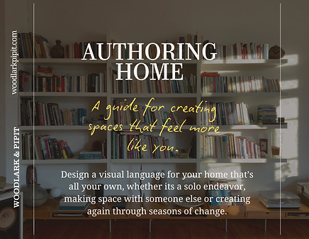 The Authoring Home eBook - Designing how you want your home to feel