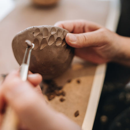 Handmade pottery for hosting a unique and intimate gatherings