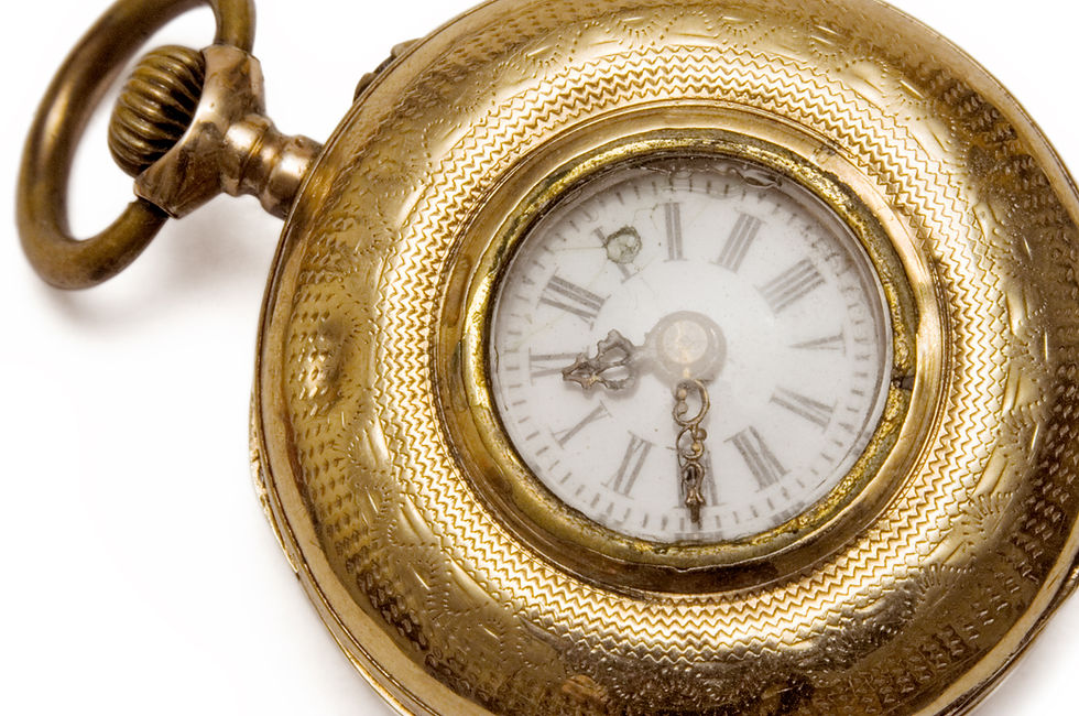 A golden pocket watch