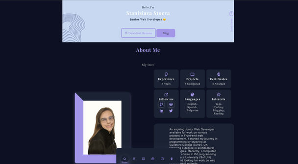 portfolio resume website