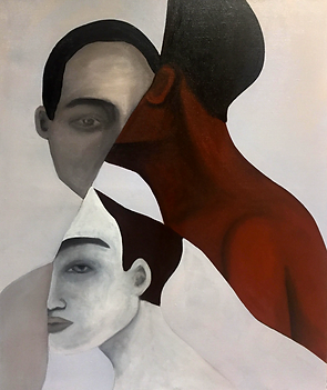 Ma vie fragmentee (2019) - Oil on linen,