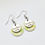 Miniature : Boucles d'oreilles Puéricultrice "Puéricultrice au top" motif tropical vert