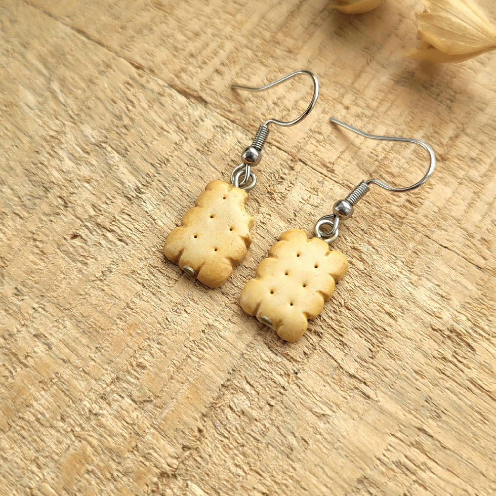 Miniature : Boucles d'oreilles biscuits