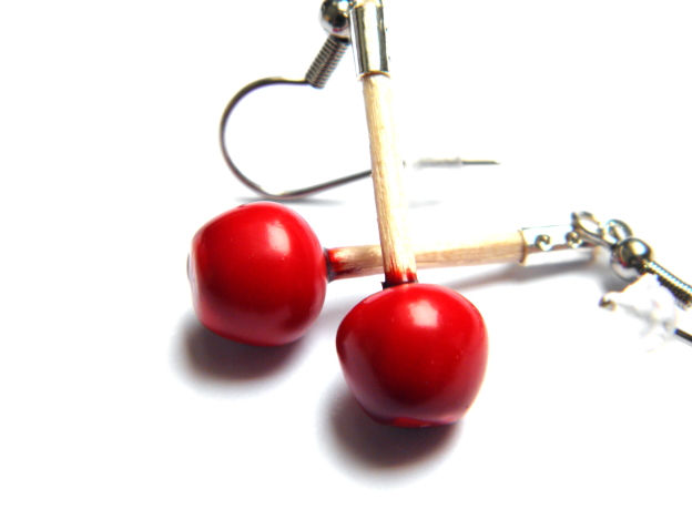 Miniature : Boucles d'oreilles pommes d'amour
