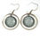 Miniature : Boucles d'oreilles illustrations bleu clair hexagones