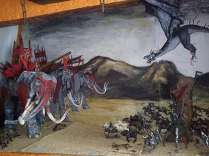 Custom Artist Interview: Angel Garcia's Mumakil Diorama.