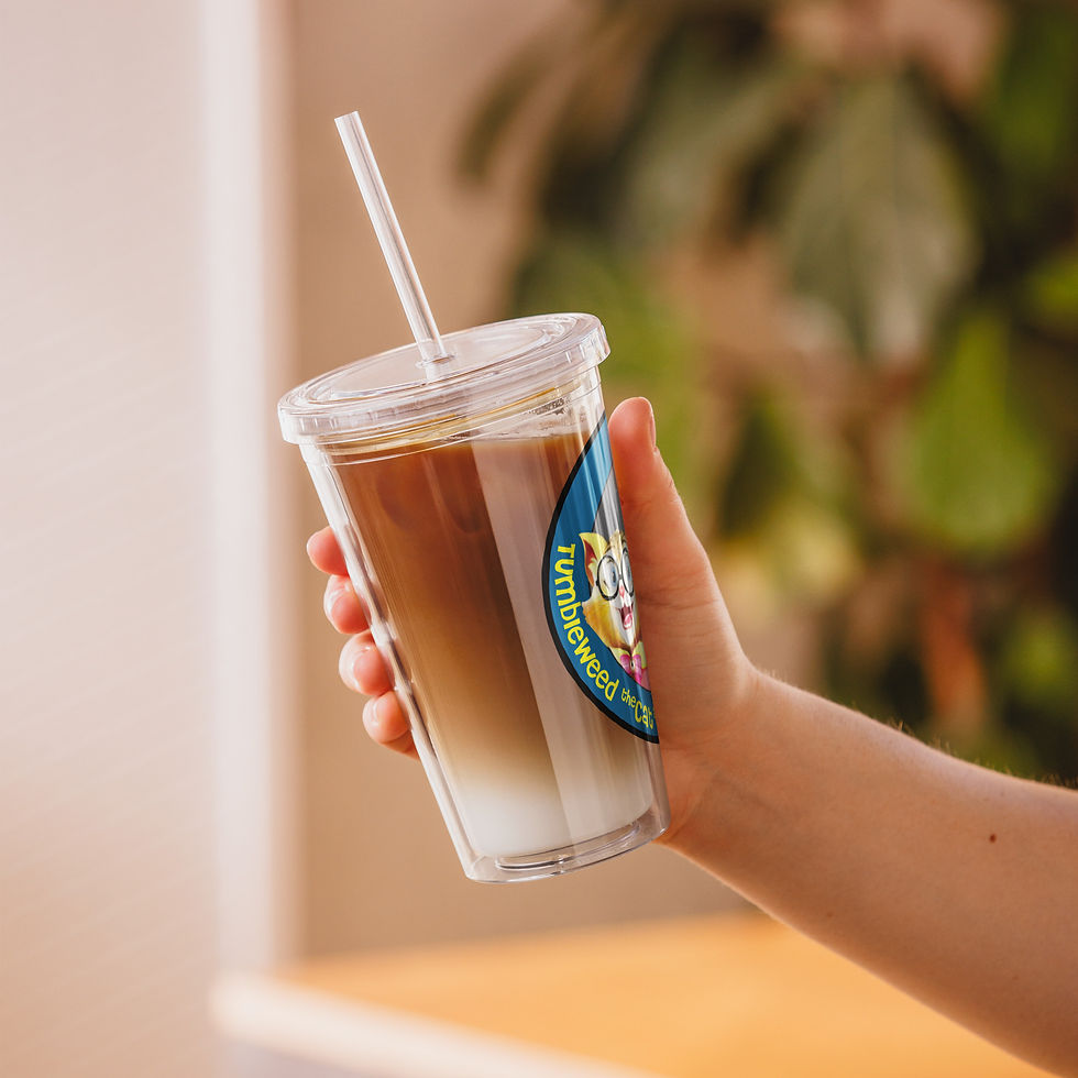 Thumbnail: Clear plastic tumbler