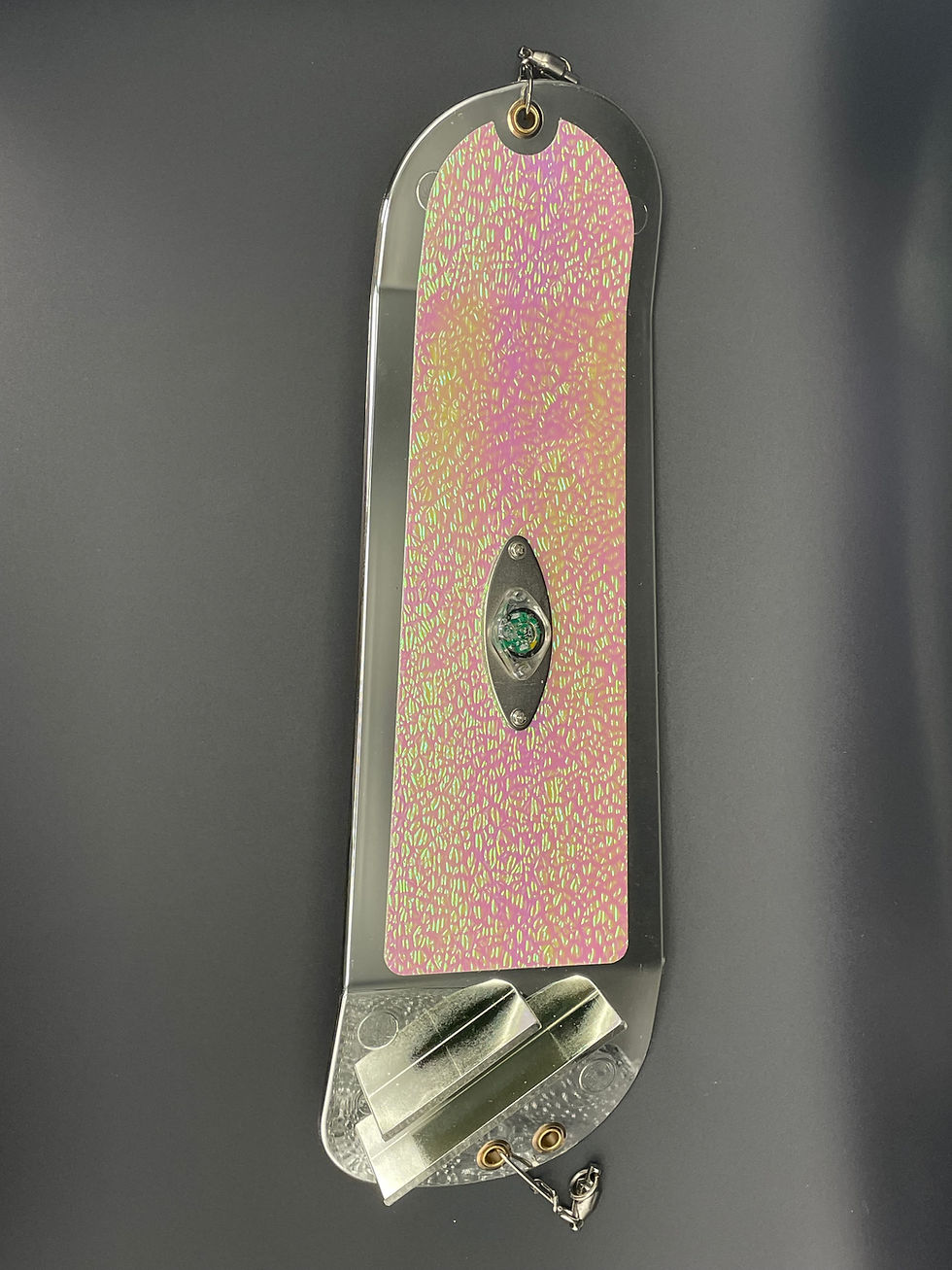Thumbnail: X2 Chartreuse Mirror 11" Lighted 360 Flasher with Thumper Setting