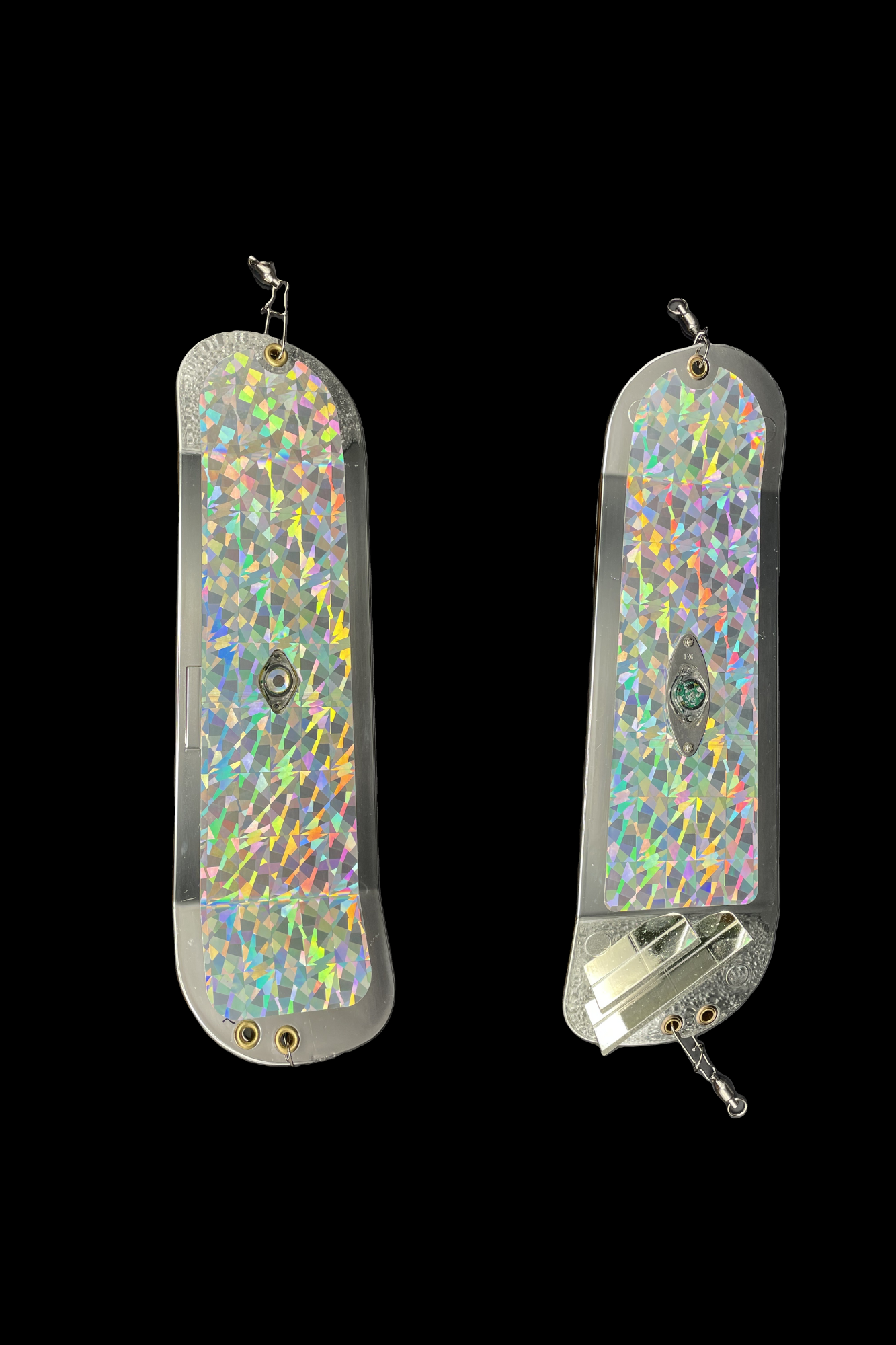 X2 - Silver Chipped Ice 11" Lighted 360 Flasher