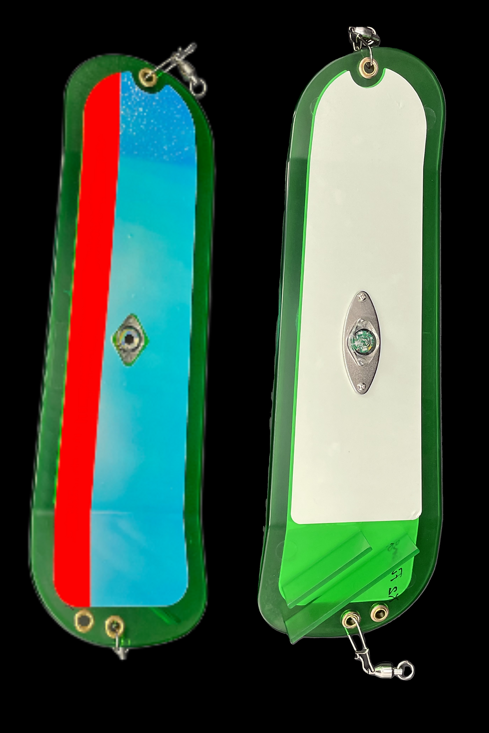 X2 - G - Moon Racer Glow 11" Lighted 360 Flasher with Thumper Setting