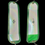 Thumbnail: X2 - Green -  Silver Double Scale 11" Lighted 360 Flasher with Thumper Setting