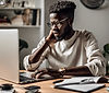 Photo of a person of african decent on a desk by a phone and laptop_edited.jpg