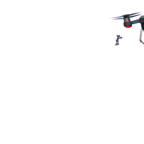 Flying Tom Cat Sticker by Tom & Jerry (1).gif