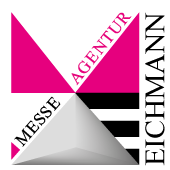„Logo der Messe Agentur Eichmann AG – Spezialist für Messebau, Werbetechnik und Eventgestaltung in Zürich.“