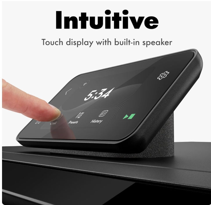 Thumbnail: iQ Smart Toaster Mini Oven: Air Fryer Combo, 11-in-1 Countertop Convection Oven