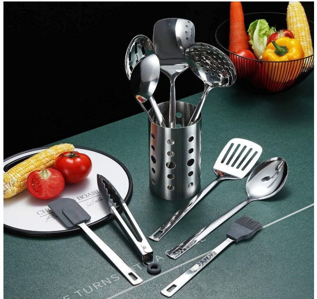Thumbnail: Stainless Steel 13 Pieces Kitchen Utensils Set