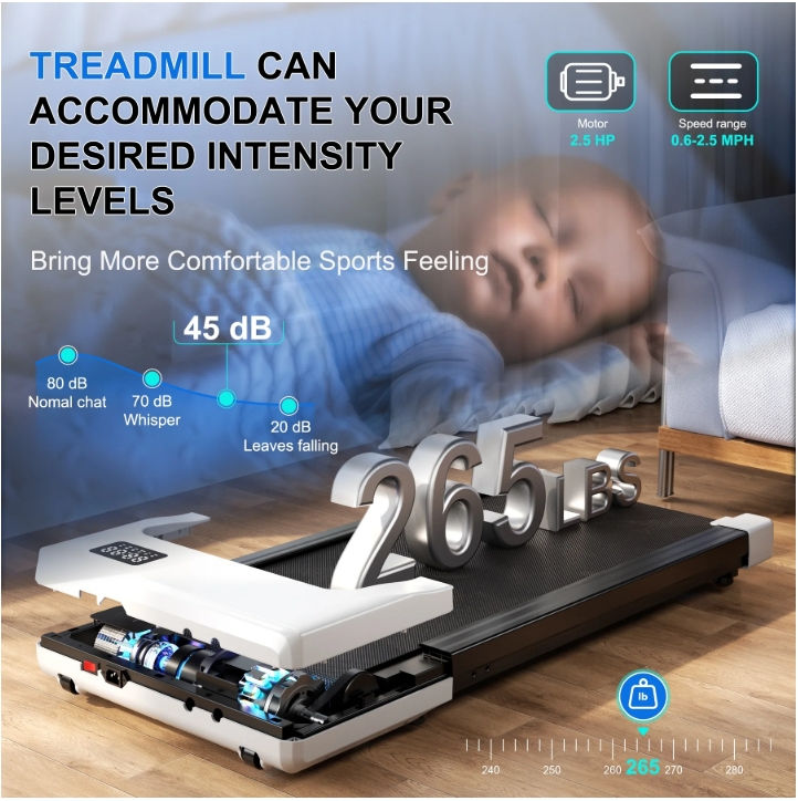 Thumbnail: Walking Pad Treadmill with Remote Control