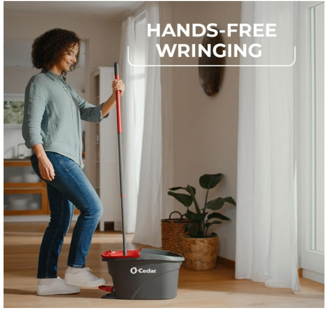 Thumbnail: Easy Spin Mop & Bucket System with Foot Pedal