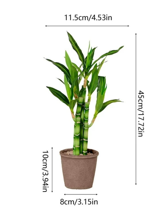 Thumbnail: Lucky Bamboo, Artificial Green Plants, Simulation Potted