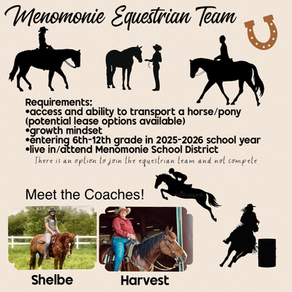 Menomonie High School Equestrian Team Information