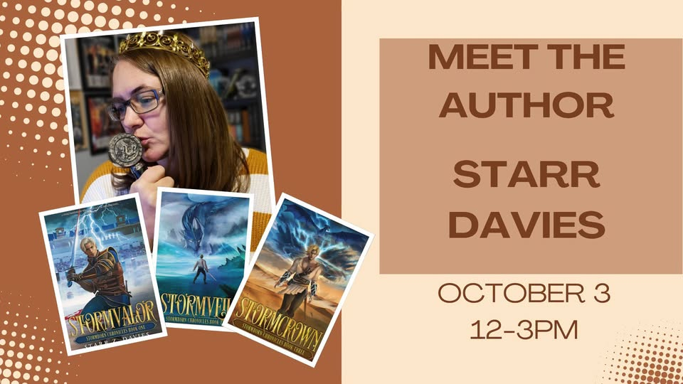 Meet the Author: Starr Davies - October 3rd