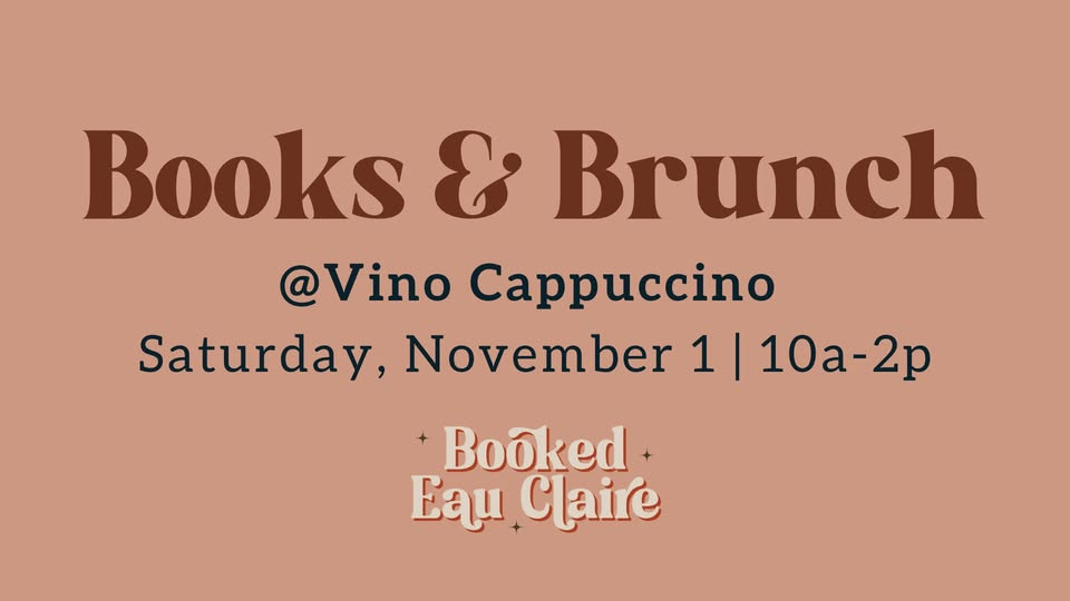 Books & Brunch at Vino Cappuccino - November 1st