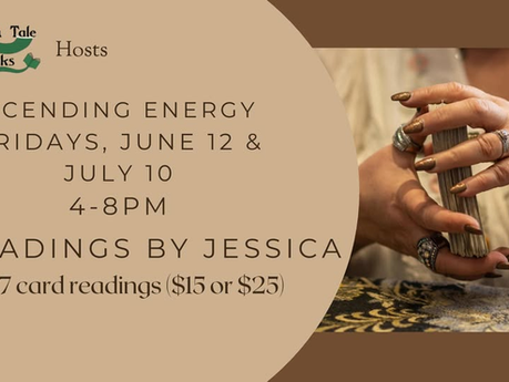 Tarot Readings at Dragon Tale Books during Music on Main - June 12th & July 10th