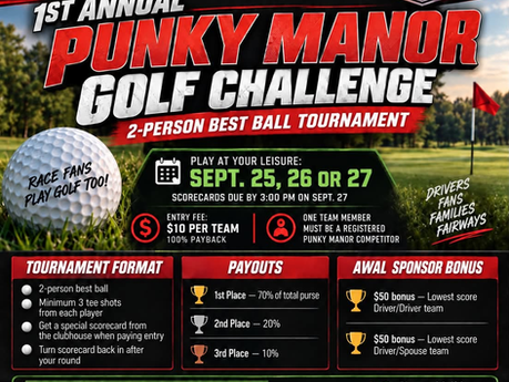 Punky Manor Golf Challenge at Pinewood Golf Course - September 25th, 26th, or 27th