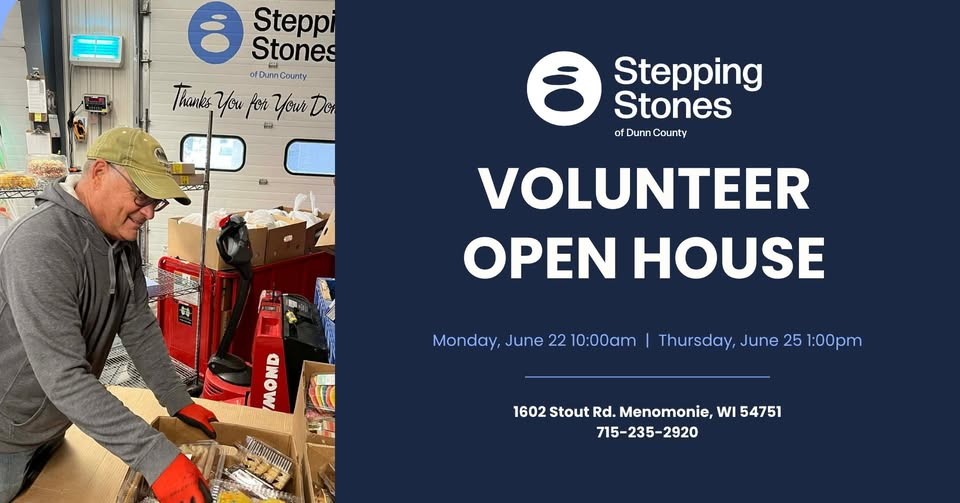 Volunteer Open House at Stepping Stones - June 22nd