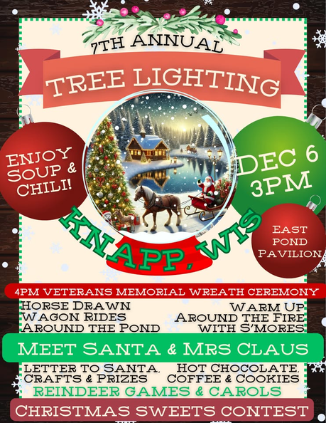 Knapp Tree Lighting - December 6th