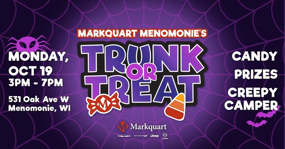 Markquart Menomonie Trunk or Treat - October 19th