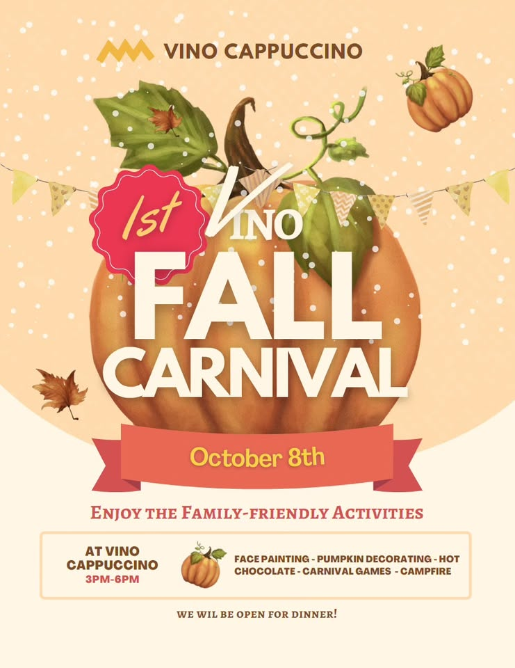 Fall Carnival At Vino! - November 8th