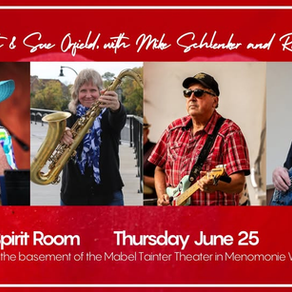 Live Music at The Spirit Room: Ellen Whyte & Sue Orfield, with Randy Sinze and Mike Schlenker - June 25th