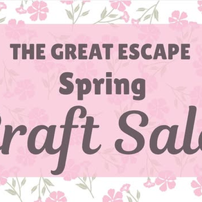 Spring Craft Sale at The Great Escape - April 18th