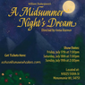 Schoolhouse Shakespeare Company Presents A Midsummer Night's Dream at the Dunnville Schoolhouse - July 17th through the 19th