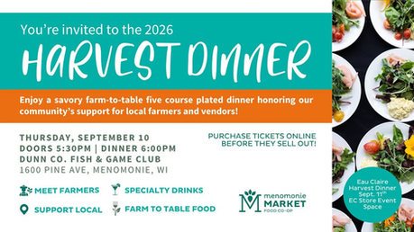 2026 Harvest Dinner - Sept. 10th