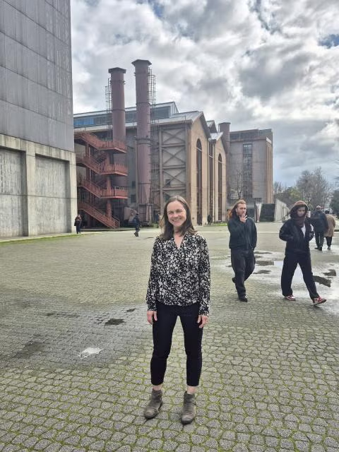 Associate Professor Candice Maier on the campus of Istanbul Bilgi University. / Submitted photo