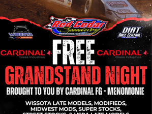 Free Grandstand Night at Red Cedar Speedway - May 8th