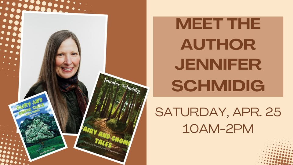 Meet the Author: Jennifer Schmidig - April 25th