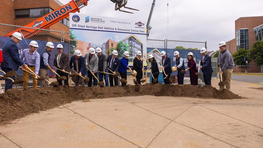 Representatives from the campus, community and state took part in a ceremonial groundbreaking.