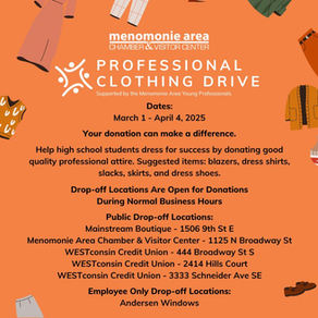 Professional Clothing Drive 