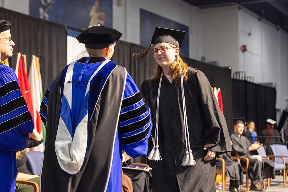 Opal Lawrence earned her B.F.A. in graphic design from UW-Stout on Dec. 20.