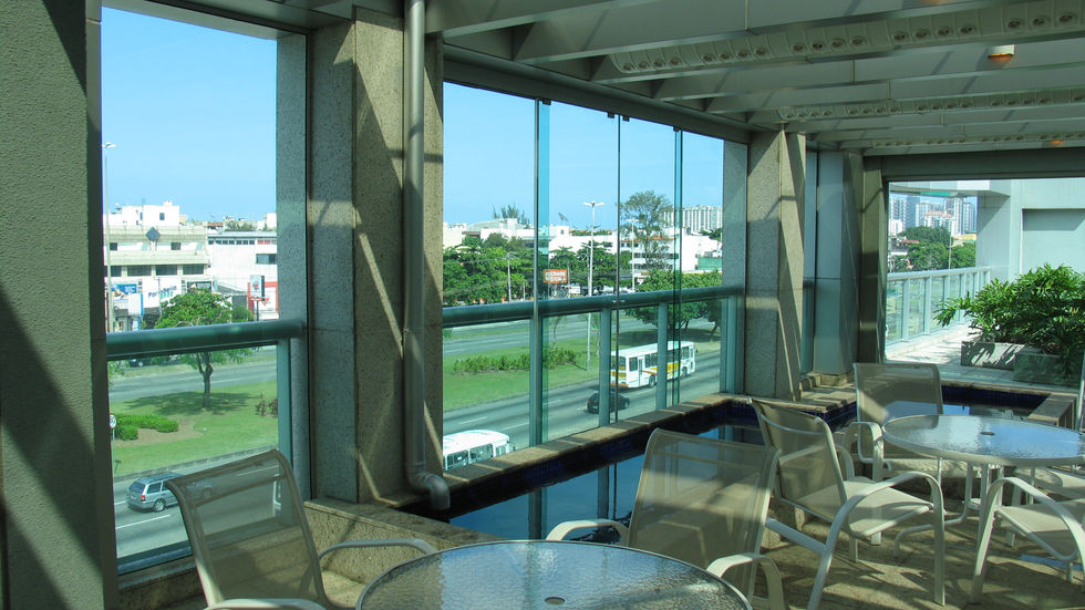 Terraço climatizado da presidência da Unimed - Rio