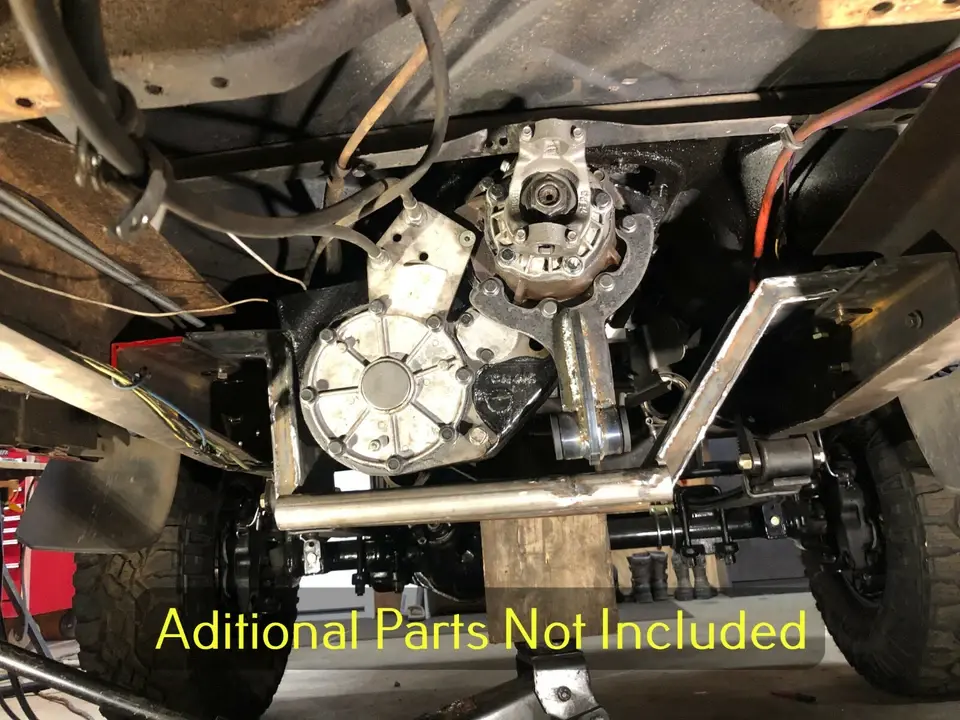 Thumbnail: Ford NP205 transfer case rear output support mount bracket swap application TC1