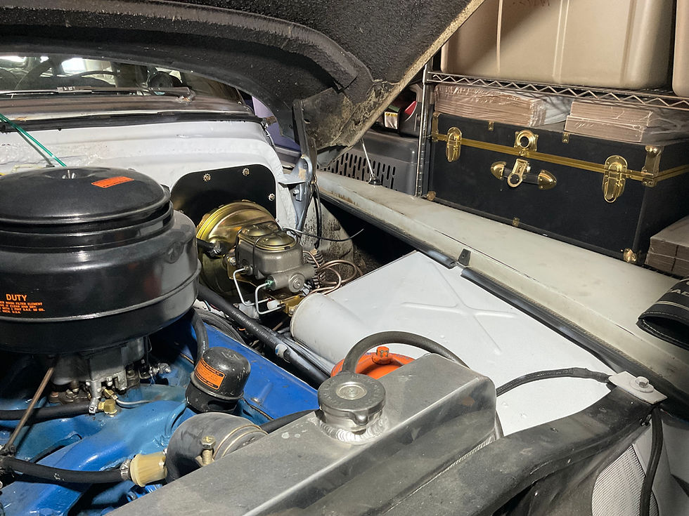 Thumbnail: 1950-1951 Cadillac Power Brake Conversion kit Modern Booster Master Cylinder G18